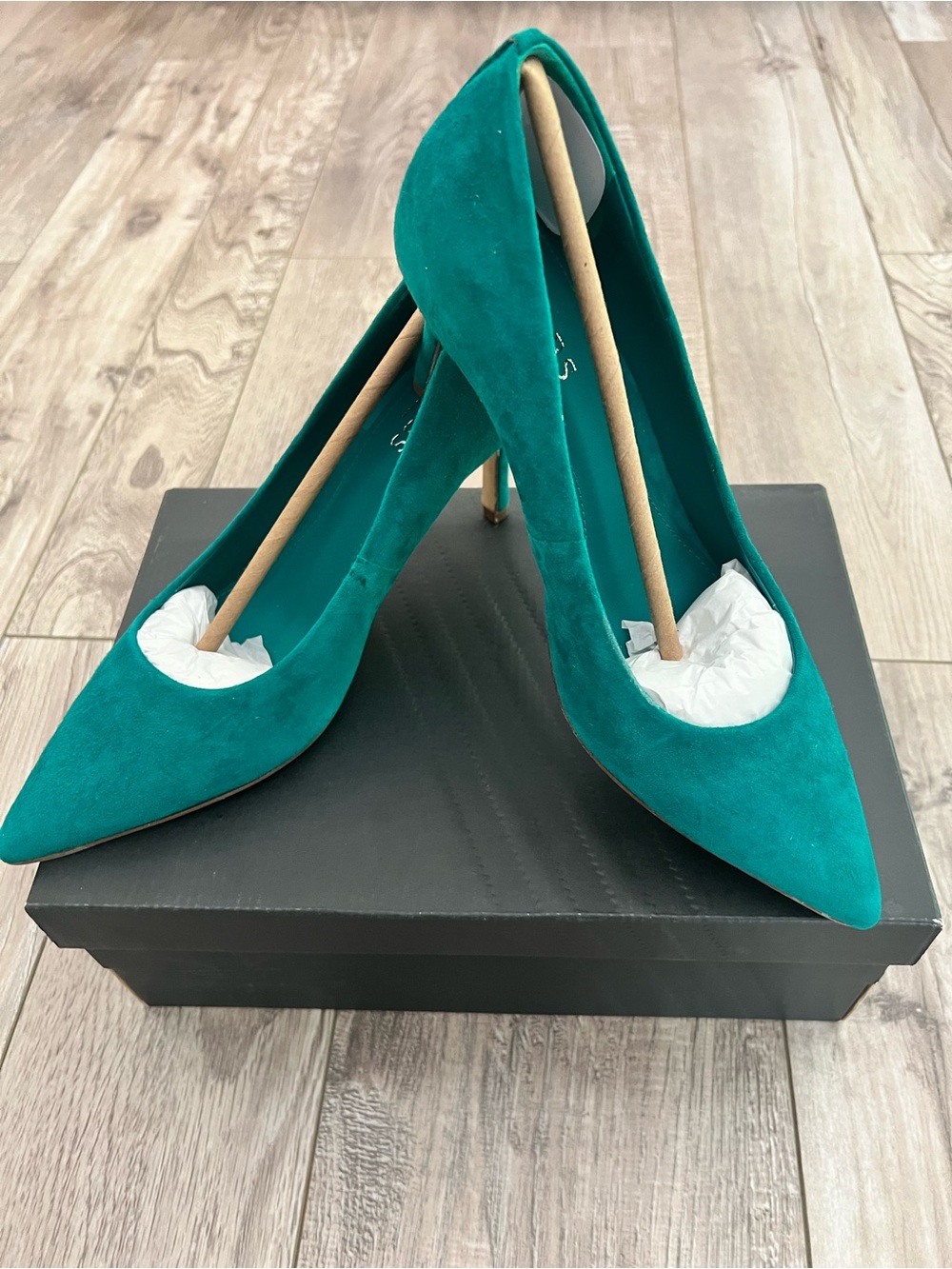 Hobbs London Suede Pointed-Toe Heels